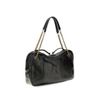 Large Dolce Calf Leather Shoulder Bag