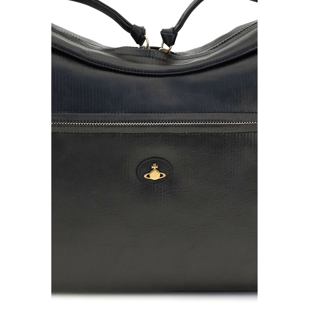 Large Dolce Calf Leather Shoulder Bag