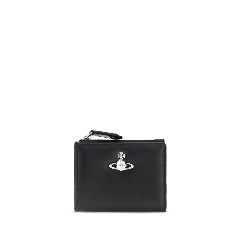 Slim Flap Calf Leather Card Holder