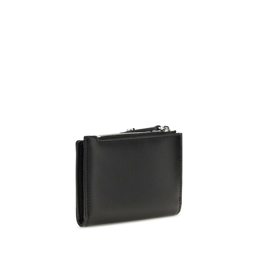 Slim Flap Calf Leather Card Holder