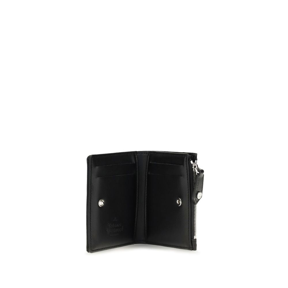 Slim Flap Calf Leather Card Holder
