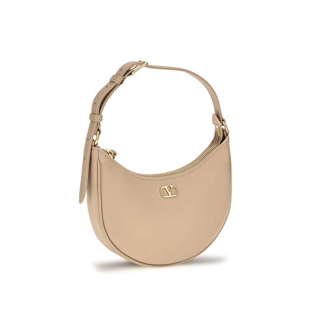 Granulated Calfskin VLogo Signature Mini Shoulder Bag