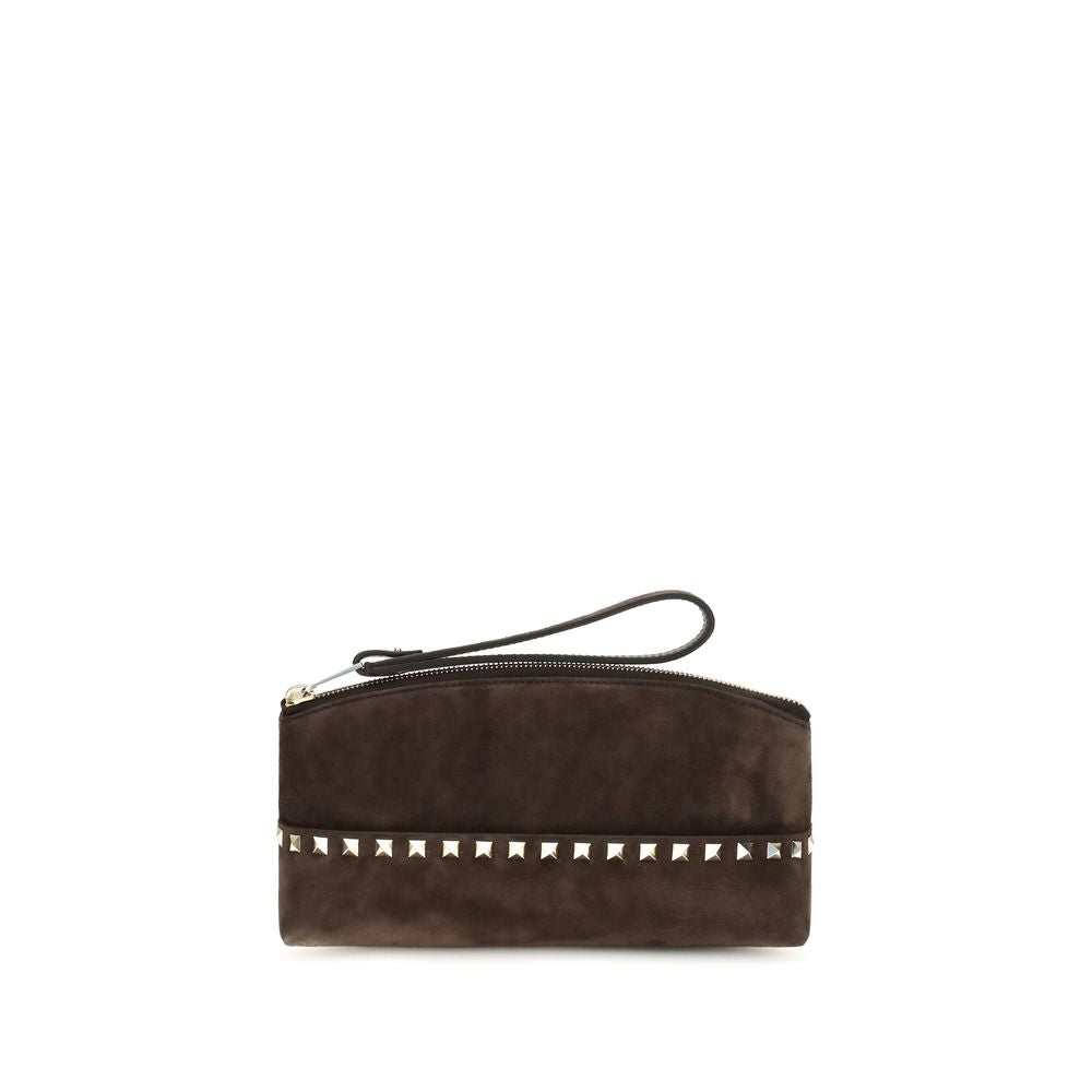 Suede Rockstud Pouch