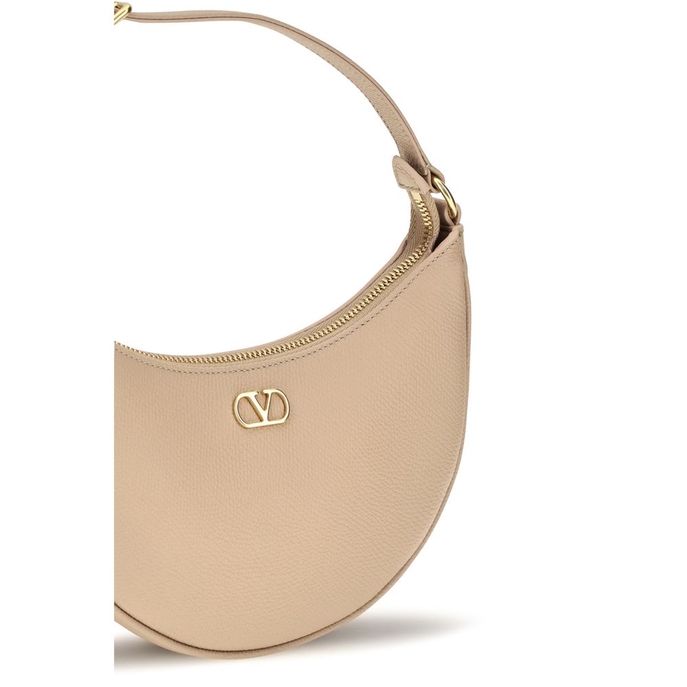 Granulated Calfskin VLogo Signature Mini Shoulder Bag