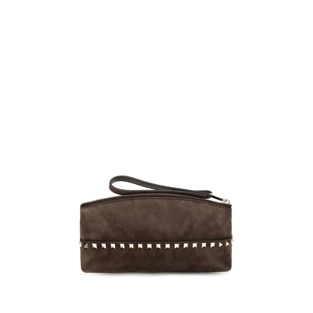 Suede Rockstud Pouch
