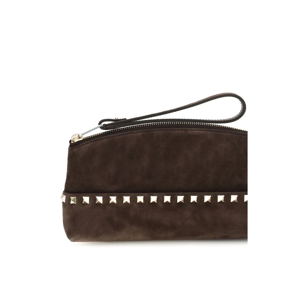 Suede Rockstud Pouch