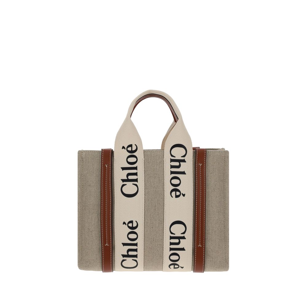 Linen Woody Canvas Tote Bag