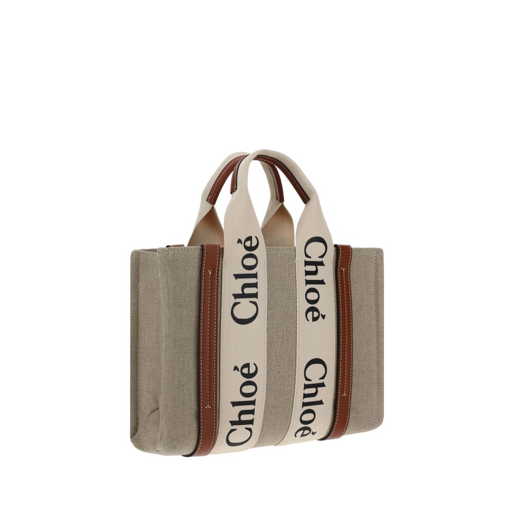 Linen Woody Canvas Tote Bag