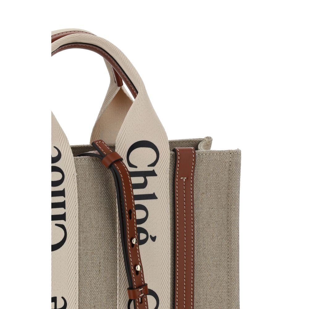 Linen Woody Canvas Tote Bag