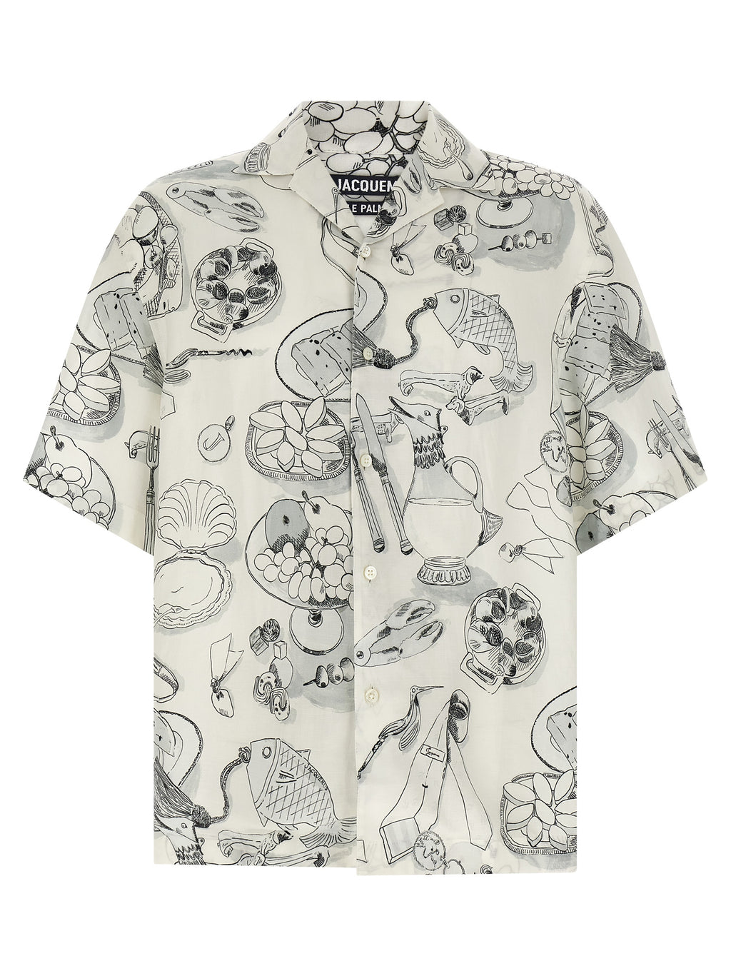 La Chemise Cocktail Viscose Short-Sleeved Shirt