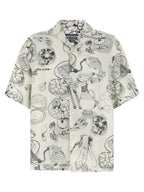 La Chemise Cocktail Viscose Short-Sleeved Shirt