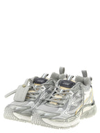 Be Right Back Silver Polyester Athletic Sneakers