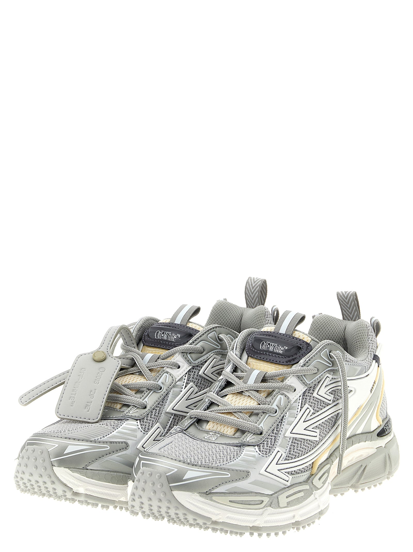 Be Right Back Silver Polyester Athletic Sneakers