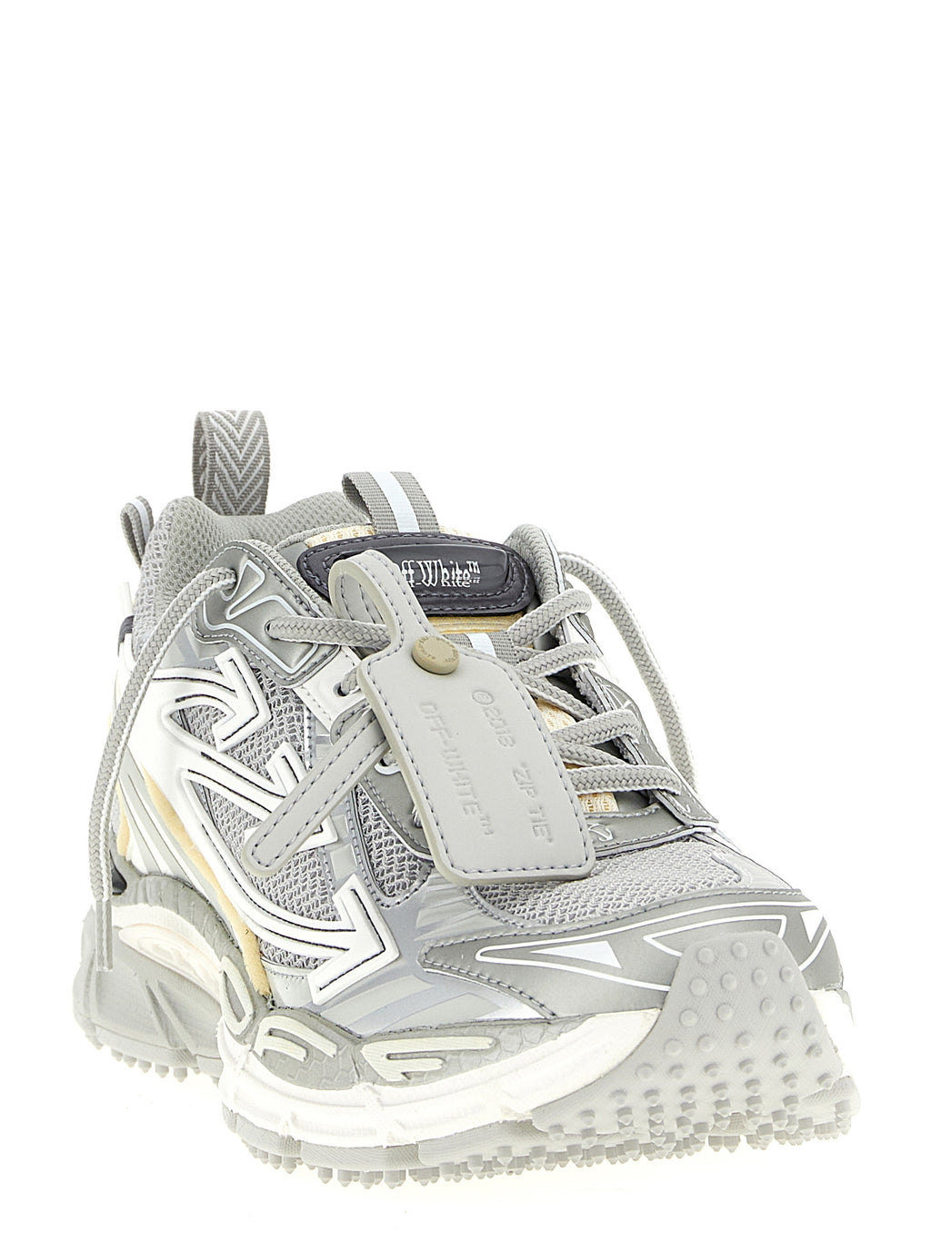 Be Right Back Silver Polyester Athletic Sneakers