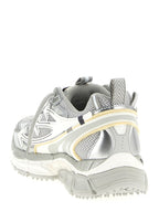 Be Right Back Silver Polyester Athletic Sneakers