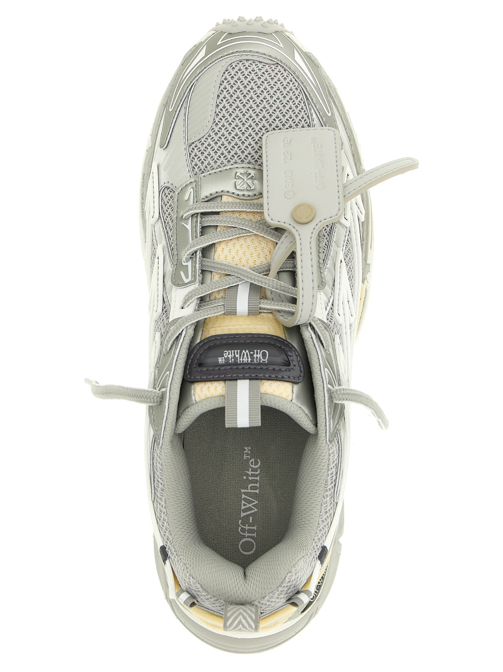 Be Right Back Silver Polyester Athletic Sneakers