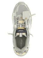 Be Right Back Silver Polyester Athletic Sneakers