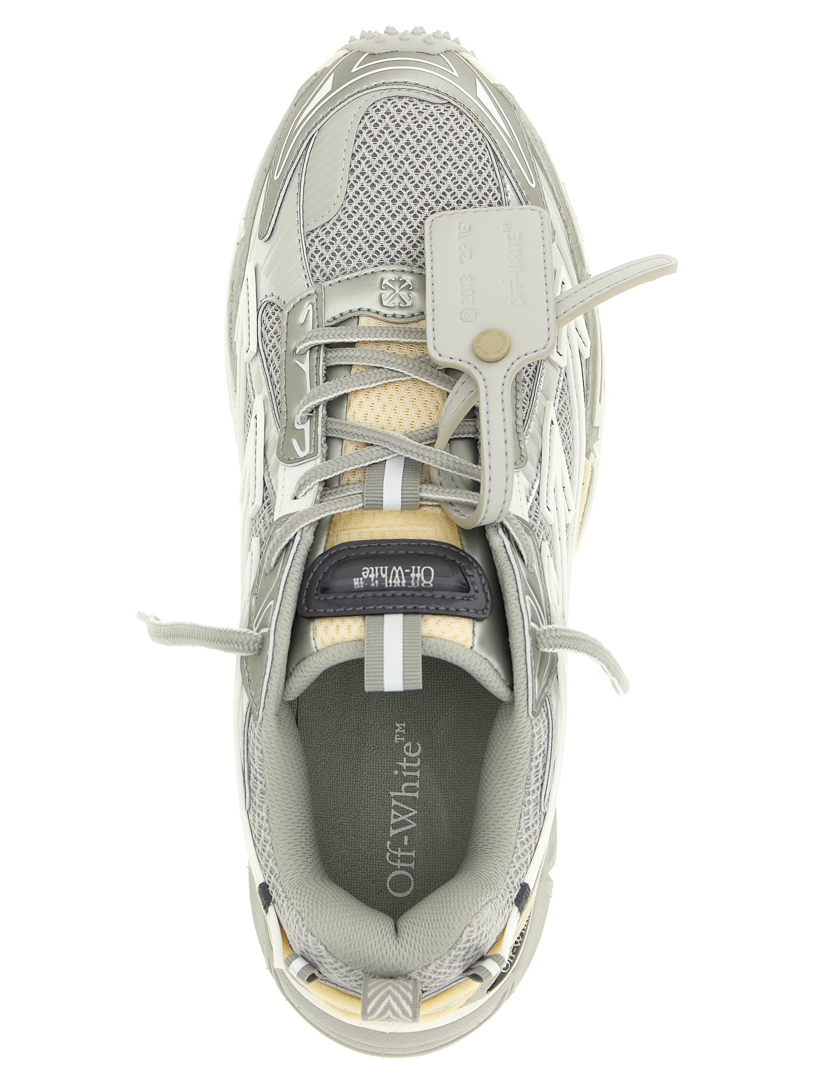 Be Right Back Silver Polyester Athletic Sneakers