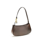 Brown Calf Leather Ollie Shoulder Bag