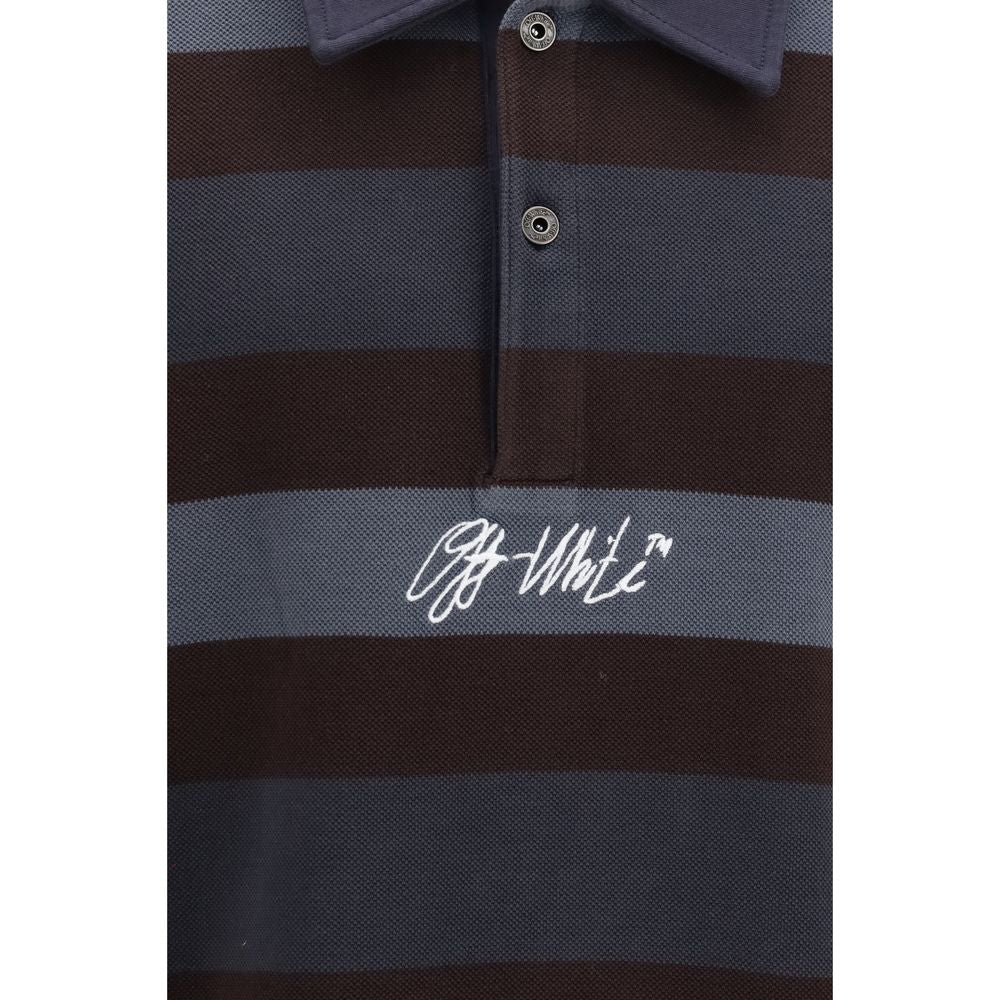 Stroke Cotton Polo Shirt