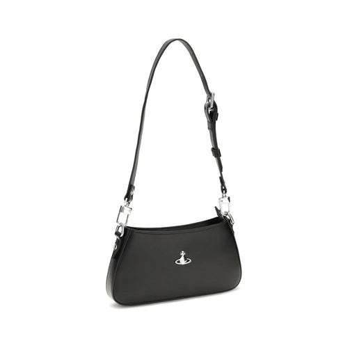 Compact Calfskin Tasha Shoulder Bag