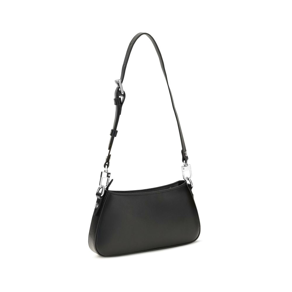 Compact Calfskin Tasha Shoulder Bag