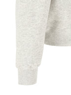 Mélange Gray Cotton Hoodie