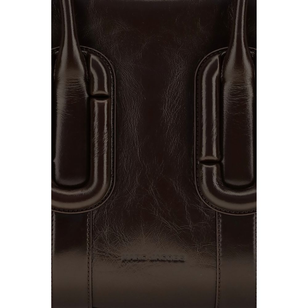 Brown Calfskin Shoulder Bag