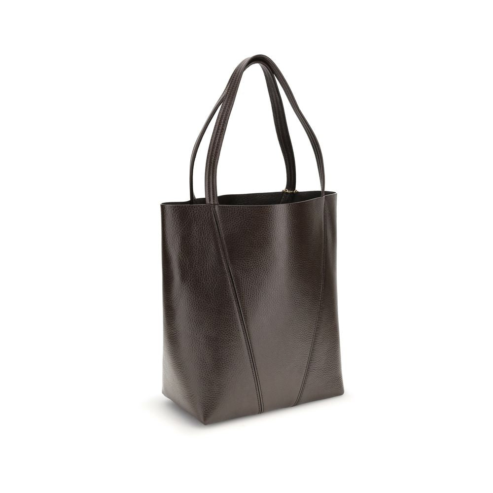 Calfskin Spin Shoulder Bag