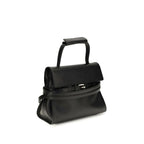 Calfskin Buckle Shoulder Bag