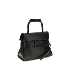 Calfskin Buckle Shoulder Bag