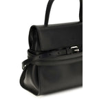 Calfskin Buckle Shoulder Bag
