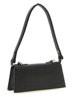 Mini Crocodile‑Effect Calfskin Shoulder Bag