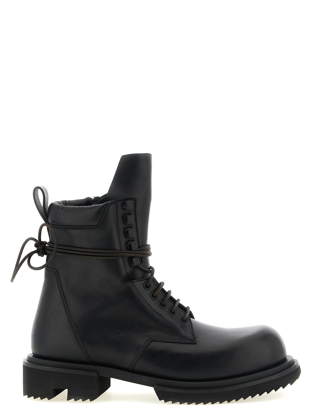 Black Calfskin Low Army Gabe Chelsea Boots