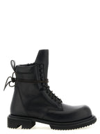 Black Calfskin Low Army Gabe Chelsea Boots