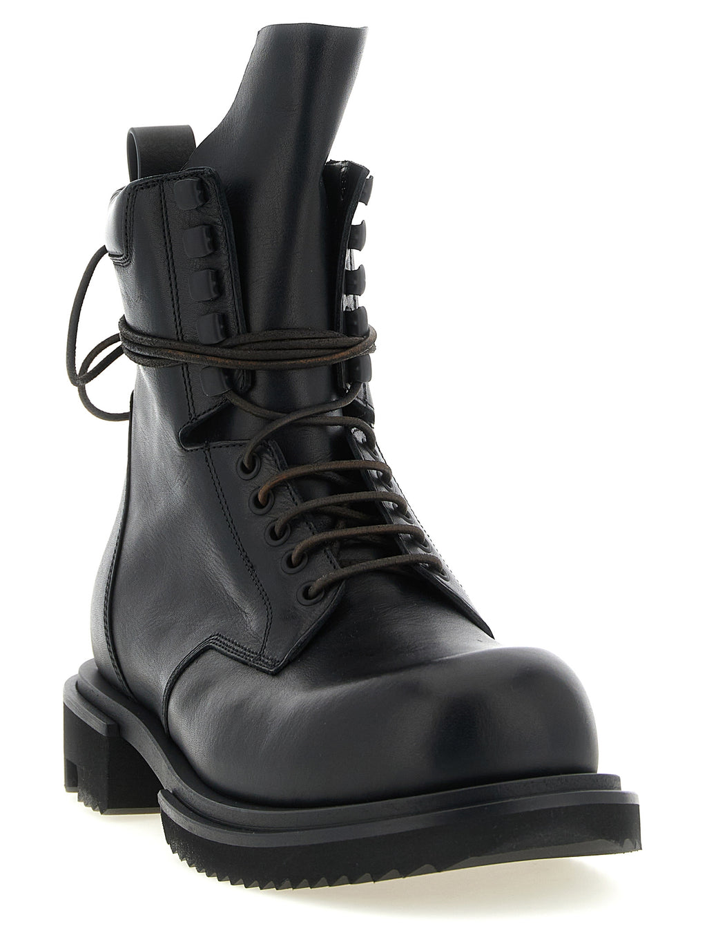 Black Calfskin Low Army Gabe Chelsea Boots
