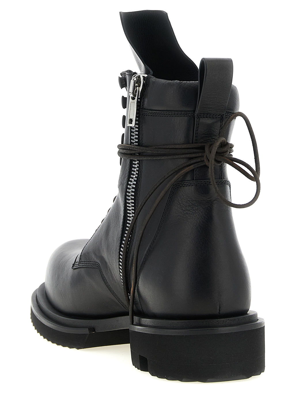 Black Calfskin Low Army Gabe Chelsea Boots