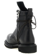 Black Calfskin Low Army Gabe Chelsea Boots