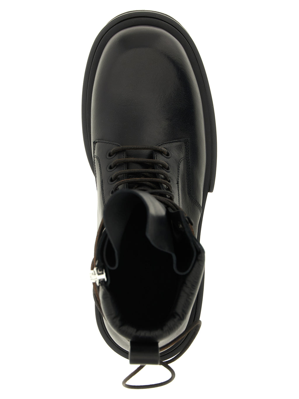 Black Calfskin Low Army Gabe Chelsea Boots