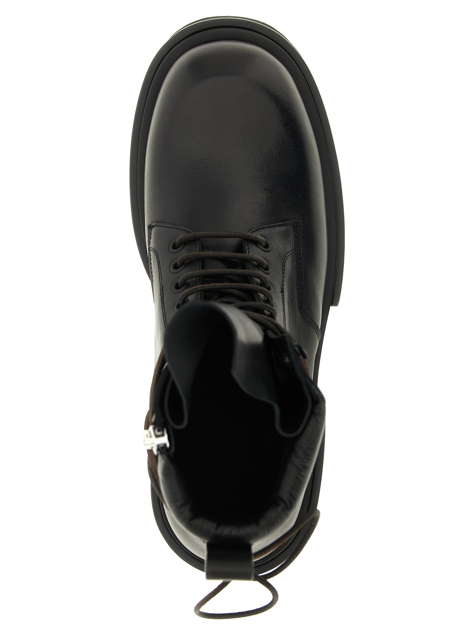Black Calfskin Low Army Gabe Chelsea Boots