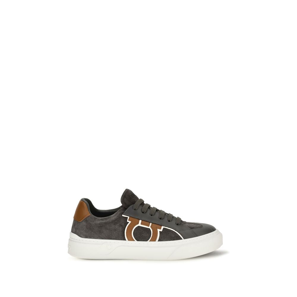 Suede Gancini Sneakers
