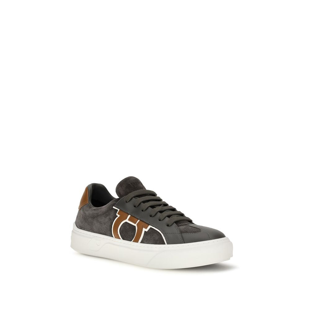 Suede Gancini Sneakers