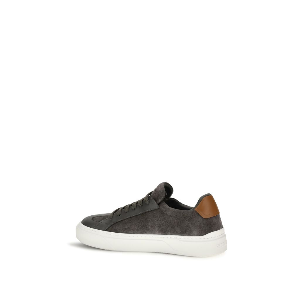 Suede Gancini Sneakers