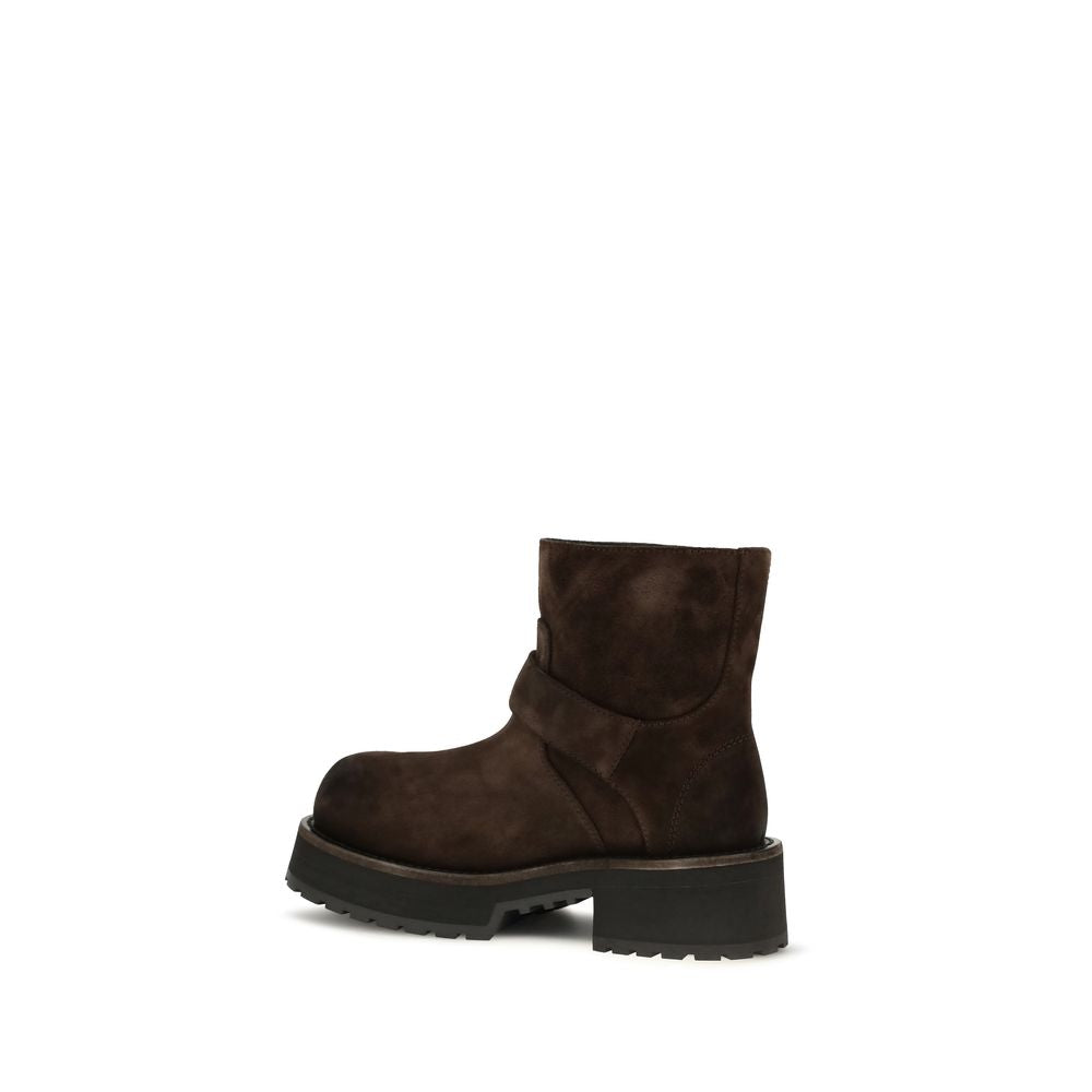 Mini Waxed Suede Venom Ankle Boots