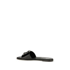 Calfskin Patent Leather Slide Sandals