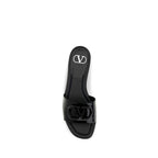 Calfskin Patent Leather Slide Sandals