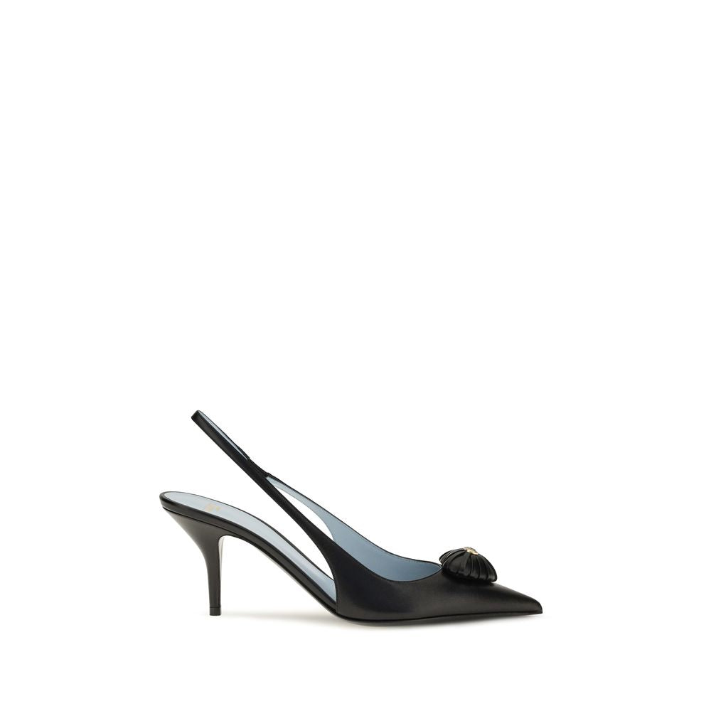 Kidskin Coeur Royal Slingback Pumps
