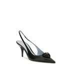 Kidskin Coeur Royal Slingback Pumps