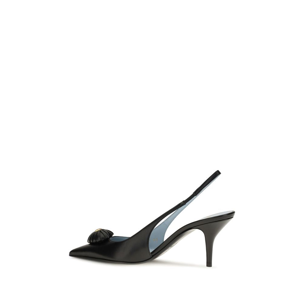 Kidskin Coeur Royal Slingback Pumps