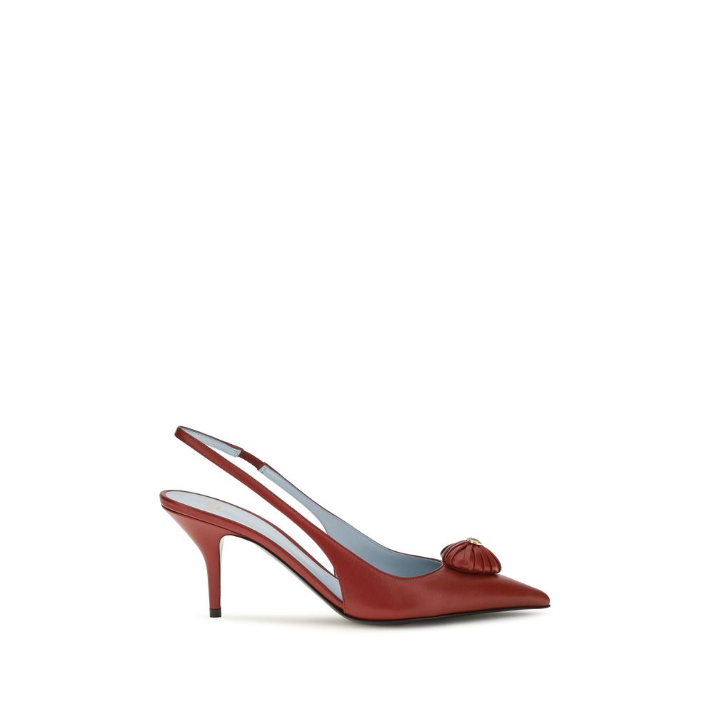 Coeur Royal Slingback Leather Pumps